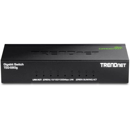 TRENDnet 8-Port Gigabit GREENnet Switch