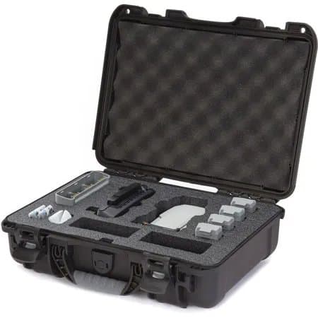 Nanuk 910 Waterproof Hard Case with Foam Insert for DJI Mini SE Fly More Kit, Black