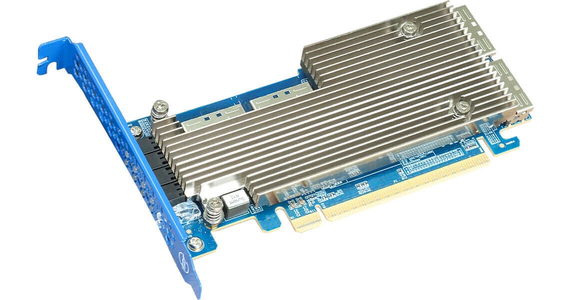 HighPoint Rocket 7628A PCIe Gen5 x16 to 4-MCIOx8 NVMe RAID Adapter