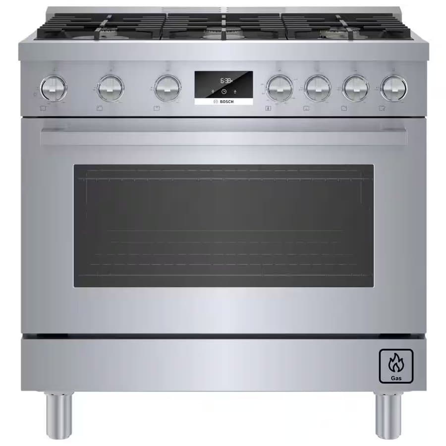 Bosch 36" Gas Range Stainless Steel