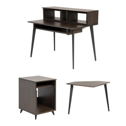 Gator Elite Furniture Series Main Desk (Dark Walnut Brown)