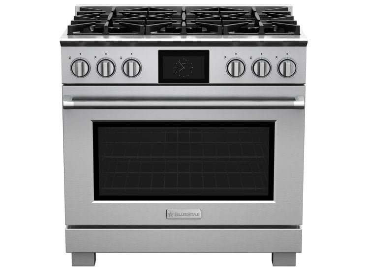 BlueStar 36" Dual Fuel Range Stainless Steel