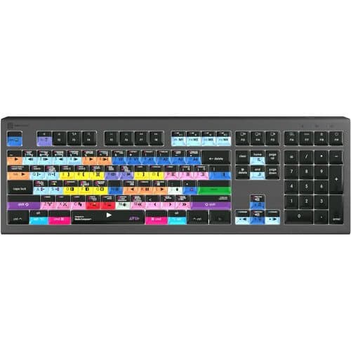 Logickeyboard ASTRA 2 PRO Backlit Keyboard for Avid Media Composer (Mac, US English)