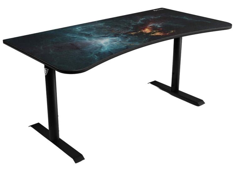 Arozzi Arena Gaming Desk, Black Omega