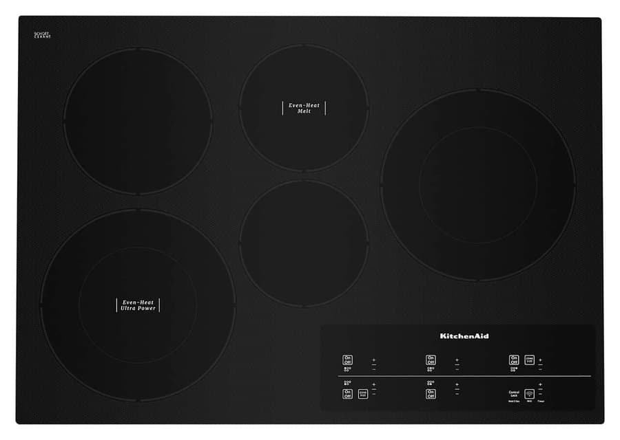 VEVOR Built-in Ceramic Stove 8600W 30-in 5 burners Smooth surface Black Electric Cooktop