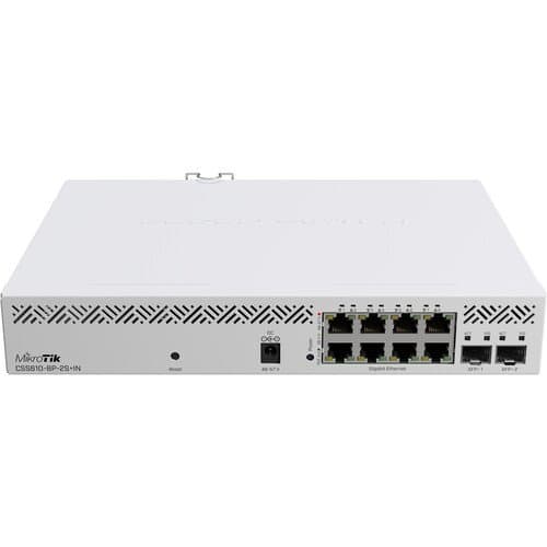 MikroTik CSS610-8P-2S+IN 8-Port Gigabit PoE+ Compliant Managed Network Switch
