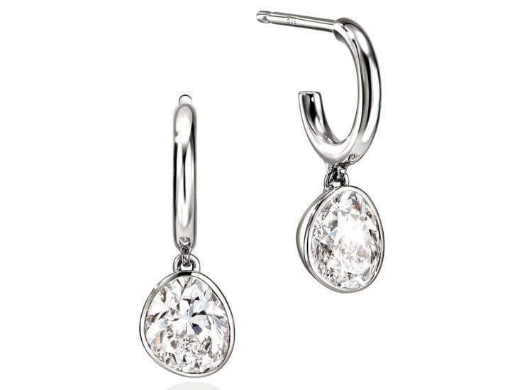 John Hardy JH Lovestruck Diamond Hoop Earrings
