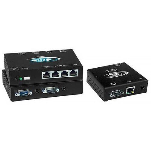 Network Technologies 8-Port VGA Splitter/Extender with Audio via Cat Cable (600')
