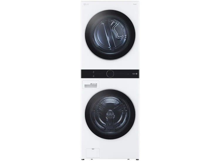 LG 27" White WashTower With Center Control Single Unit Front Load 4.5 Cu. Ft. Washer And 7.4 Cu. Ft. Electric Dryer Combo