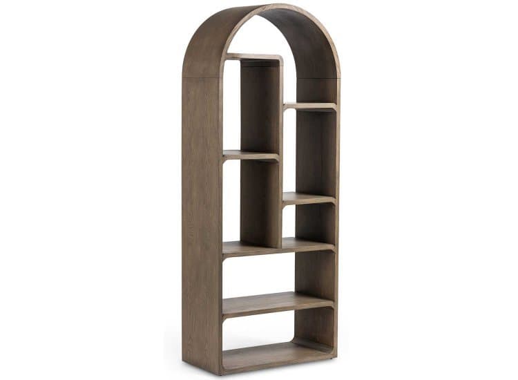 Four Hands Risa Bookcase, Lamont Natural Oak Veneer