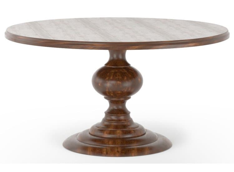 Four Hands Dark Oak 60" Magnolia Round Dining Table