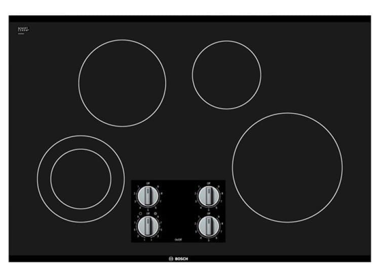 Bosch 30" Electric Cooktop Black