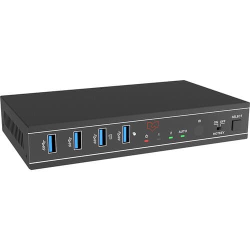 VigilLink VLKV-H20C21 2-Port 4K HDMI & USB-C KVM Switch