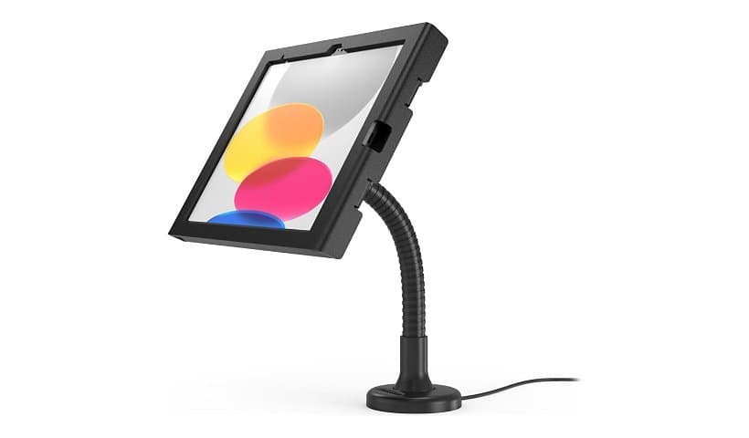 Compulocks iPad 10th-11th (A16) Gen Swell Enclosure Flex Arm Mount White stand-for tablet-swell enclosure-white