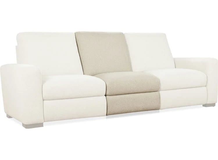 Hooker Furniture Living Room Optimus Armless Chair-Small-in Matera Pearl Fabric