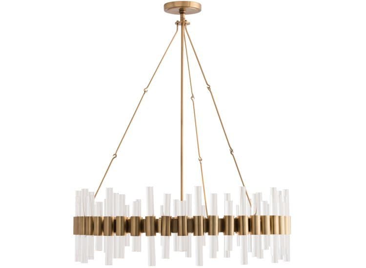 Arteriors Haskell Antique Brass Chandelier Ceiling Light