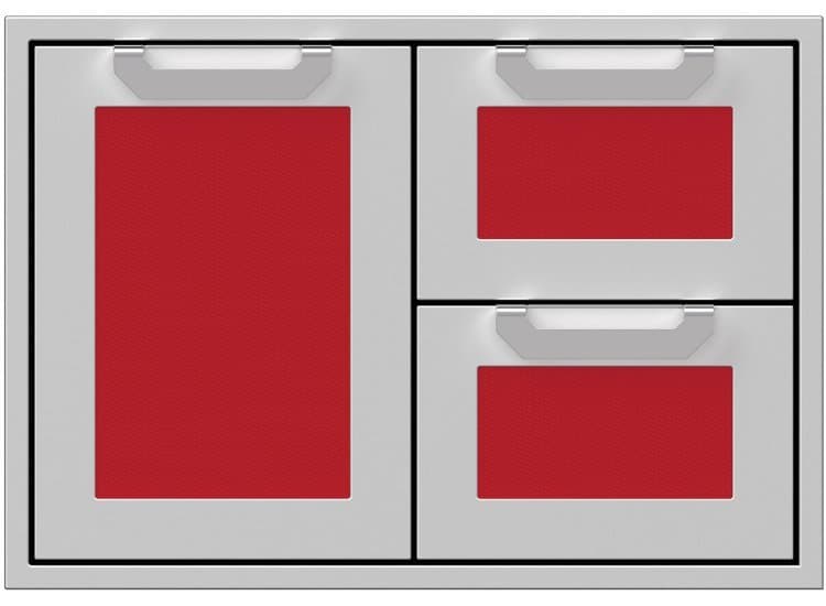 Hestan 30" Matador Outdoor Double Drawer And Storage Door Combination