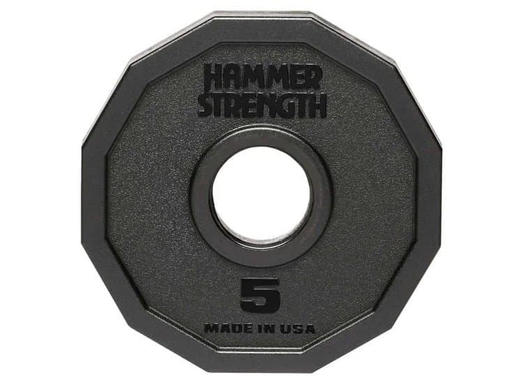 Life Fitness Hammer Strength 5 lb Urethane 12-Sided Olympic Plate (Each)