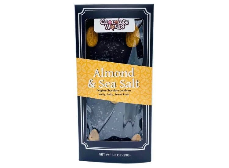 Chocolate Works 3.5 oz. Almond & Sea Salt Chocolate Bar