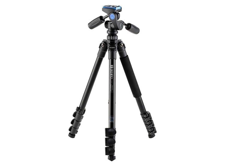 Benro Adventure Tripod, Aluminum Black with HD1A