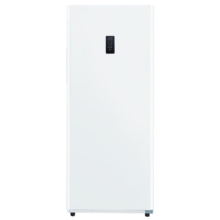 Hamilton Beach 14 Cu Ft Upright Convertible Refrigerator Freezer, White Garage Ready Fridge or Freezer for Home, Basement, Business, Bulk Storage