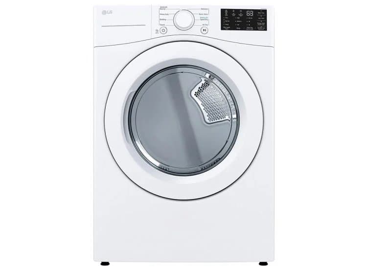 LG 7.4 Cu. Ft. White Front Load Gas Dryer - DLG3471W