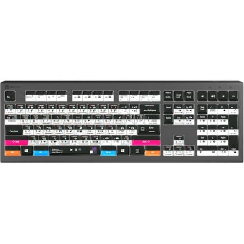 Logickeyboard ASTRA 2 Backlit Keyboard for Adobe Premiere Pro CC and After Effects CC (Mac, US English)