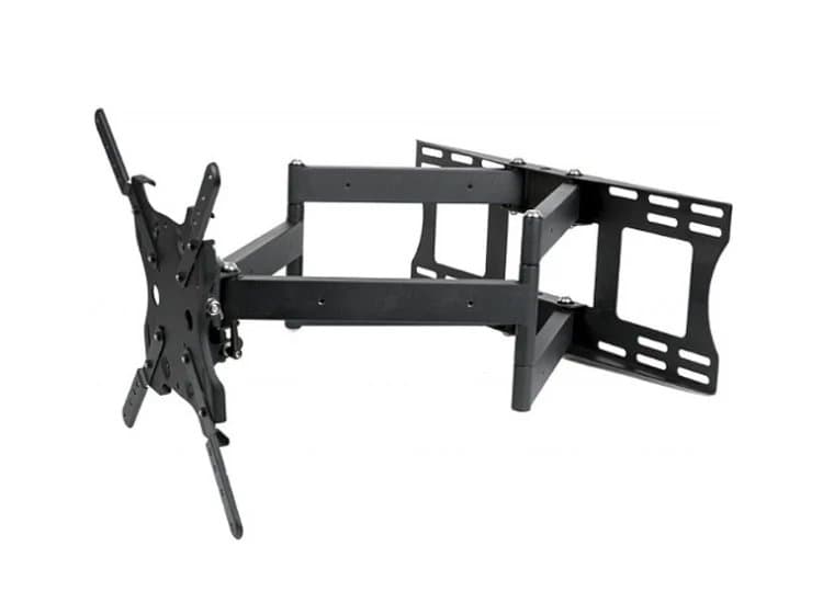 SunBrite Black Dual Arm Articulating Outdoor Weatherproof TV Wall Mount