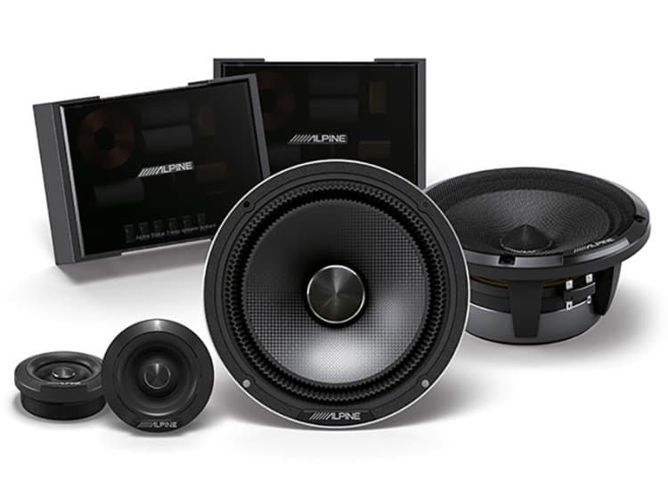 Alpine Status Hi-Res 6.5" 2-Way Slim-Fit Component Speaker Set