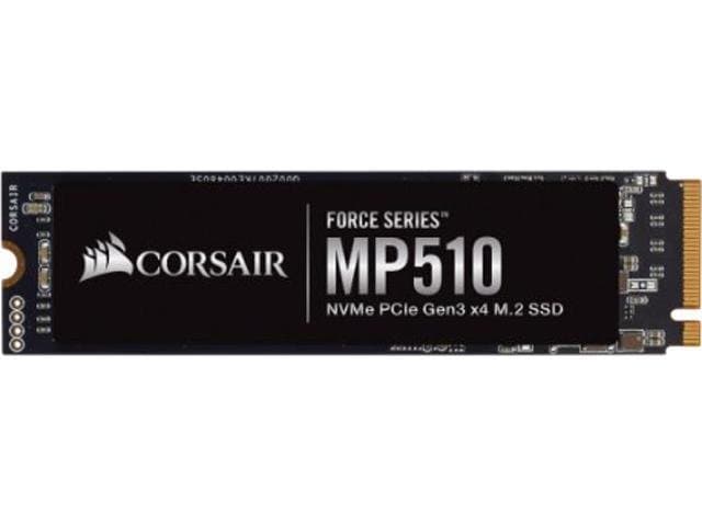 Corsair Force MP510 M.2 2280 960GB PCI-Express 3.0 x4, NVMe 1.3 3D TLC Internal Solid State Drive (SSD) CSSD-F960GBMP510B