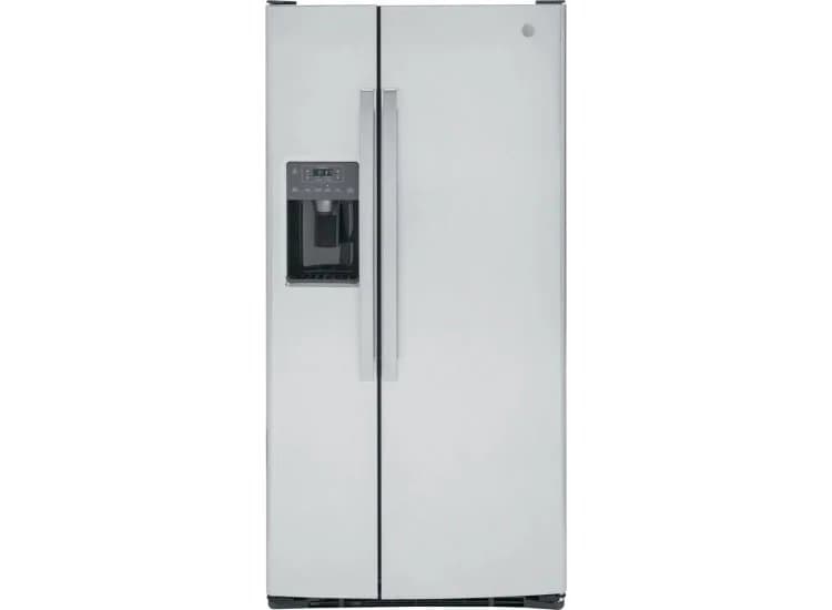 GE 23 Cu. Ft. Side-by-Side Refrigerator 33" Stainless Steel