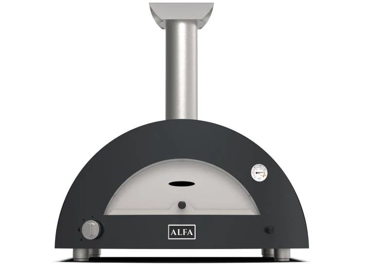 Alfa Moderno 2 Pizze Outdoor Pizza Oven Natural Gas, Anthracite Grey