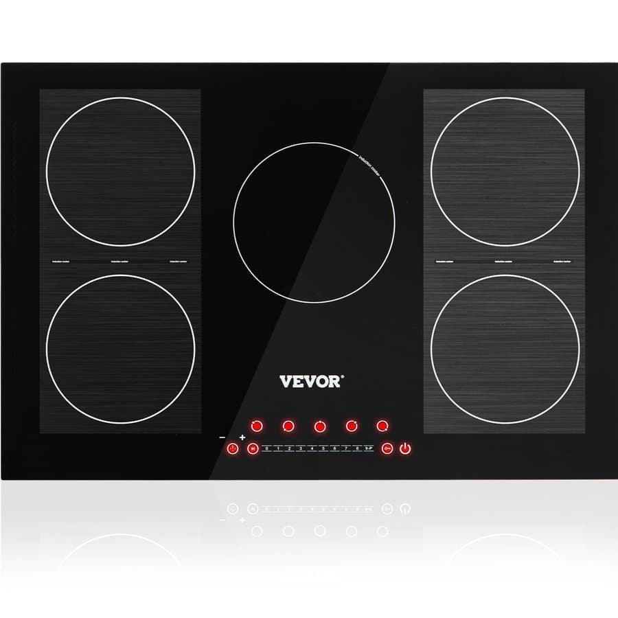 VEVOR 30" Black Electric Cooktop QRSCKDC30240VZCTAV4
