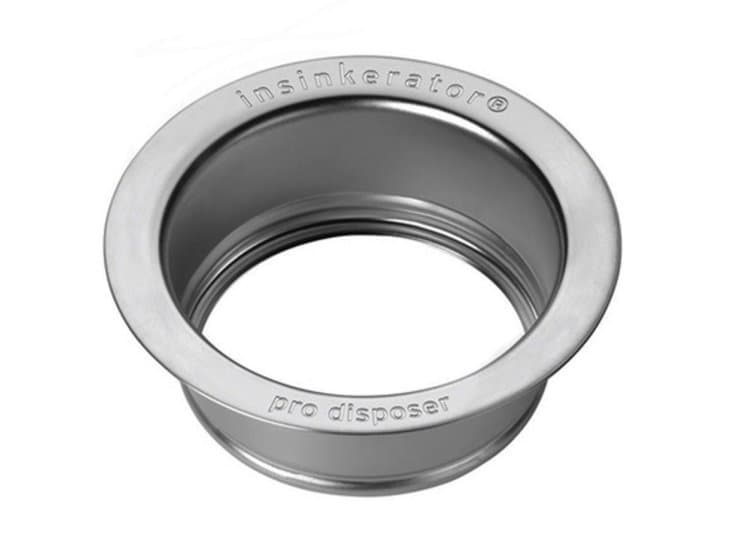 InSinkErator Sink Flange, Brushed Stainless Steel