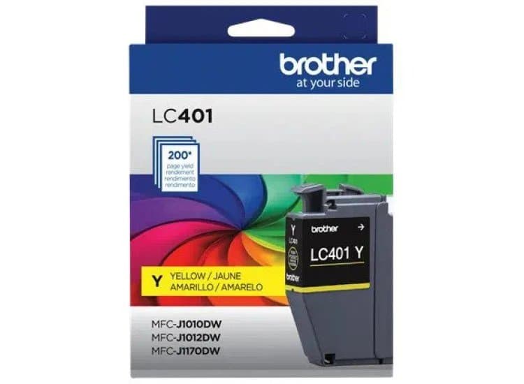 Brother Standard-Yield Yellow Ink Cartridge