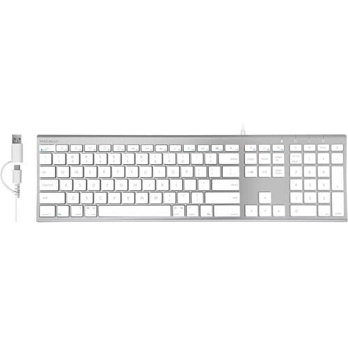 Macally Everyday Premium Keyboard for Mac (Aluminum)