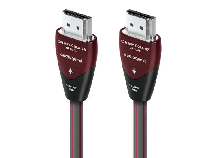 AudioQuest 32.9 Feet Cherry Cola HDMI Hybrid Active Optical Cable