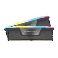 Corsair VENGEANCE RGB 32GB (2 x 16GB) DDR5-6400 PC5-51200 CL36 Dual Channel Desktop Memory Kit CMH32GX5M2B6400Z36-Black