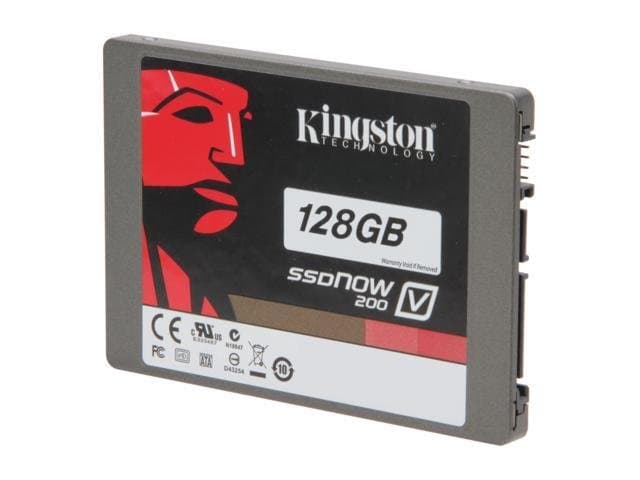 Kingston SSDNow V200 Series 2.5" 128GB SATA III Internal Solid State Drive (SSD) SV200S37A/128G