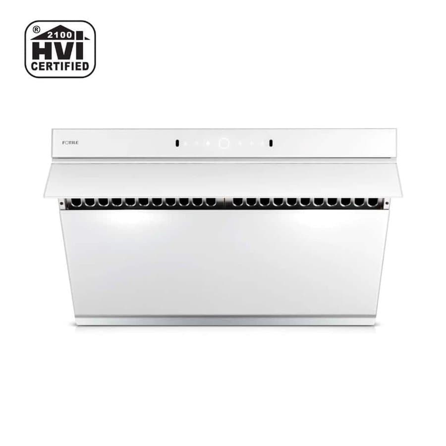 Fotile Inclined Vent 30 in. 1000 CFM Ducted Under Cabinet or Wall Mount Range Hood with Motion Activation in White