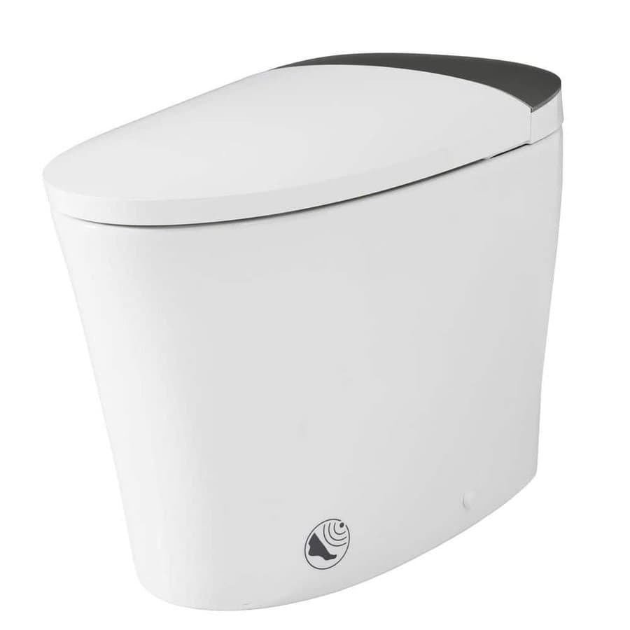 LUXSHERY Elongated Dual-Flush Smart Toilet with Bidet and Warm Water/Dryer and Night Light