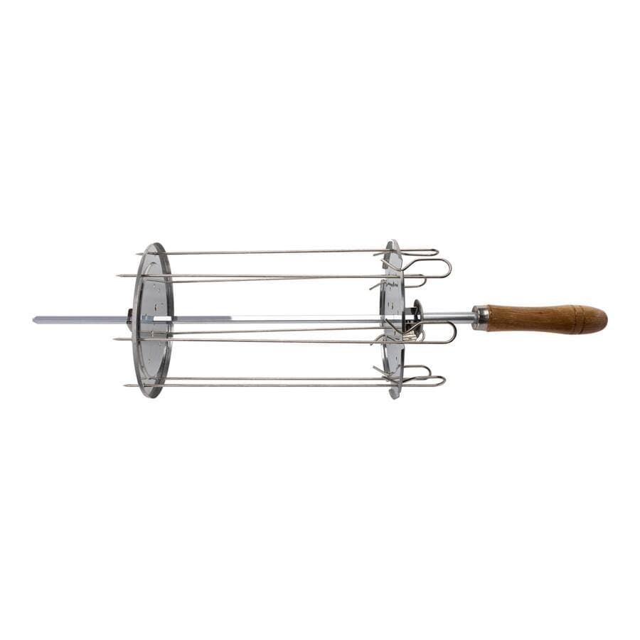 ChefWave Sosaku Indoor Grill Kebab Set (Includes 7 skewers and 2 round plates)