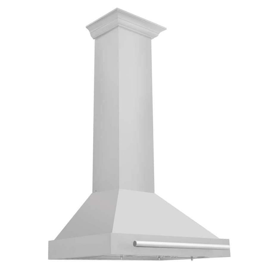 30 in. 400 CFM Ducted Vent Wall Mount Range Hood with Stainless Steel Handle, Stainless Steel
