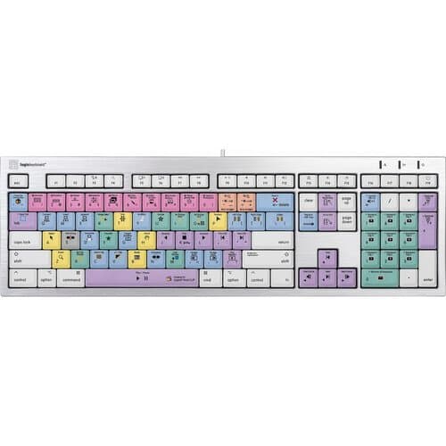 Logickeyboard ALBA Mac Final Cut Pro X Keyboard (American English)