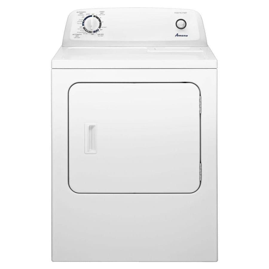 Amana 6.5 Cu. Ft. Gas Dryer White