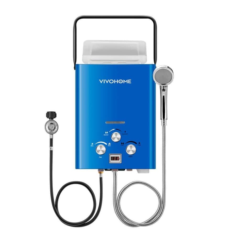 VIVOHOME Portable Digital Display Propane Gas Tankless Water Heater