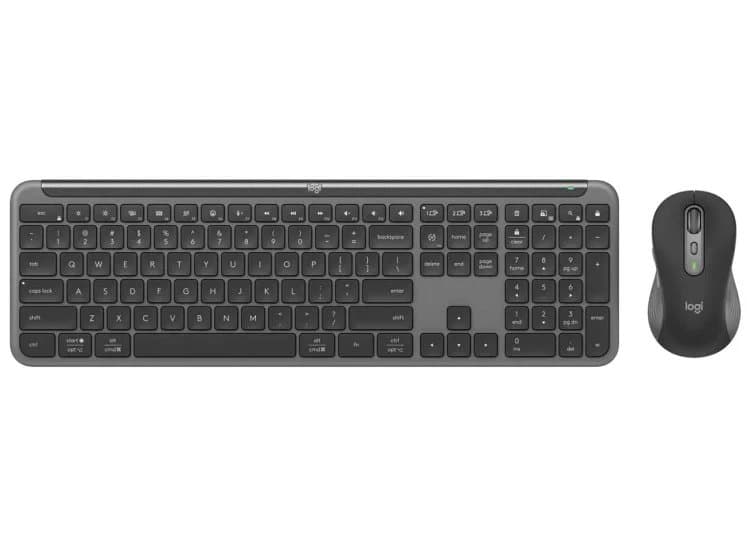 Logitech Signature Slim MK955 Keyboard and Mouse Combo, Graphite Finish