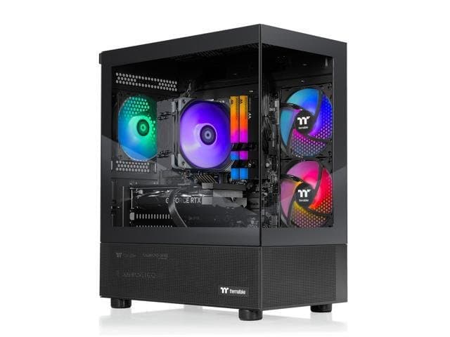 Thermaltake Gaming Desktop PC NE i1260T-V170B Intel Core i5-12600KF 16GB DDR4 1TB SSD GeForce RTX 5060 Ti
