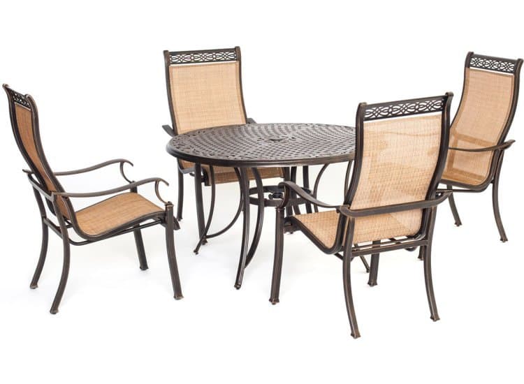 Hanover 5-Piece Manor Dining Patio Set