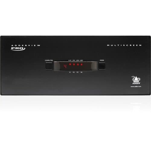 Adder ADDERView 4 PRO VGA Video & Peripheral Switch (Two Video Heads)